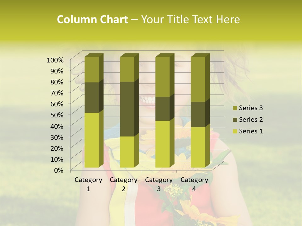 People Adorable Young PowerPoint Template