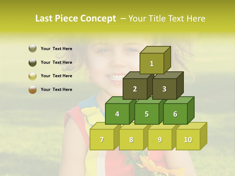People Adorable Young PowerPoint Template