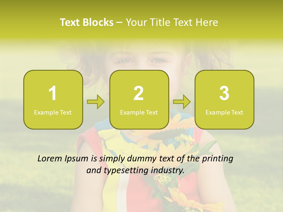 People Adorable Young PowerPoint Template