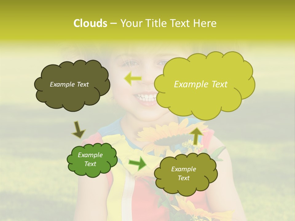 People Adorable Young PowerPoint Template