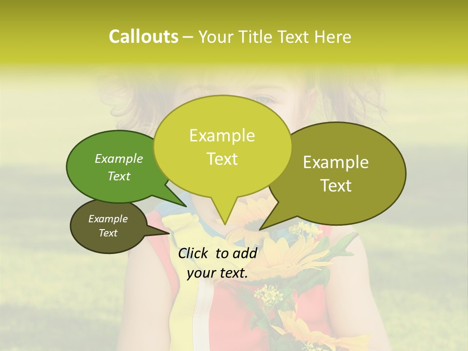 People Adorable Young PowerPoint Template
