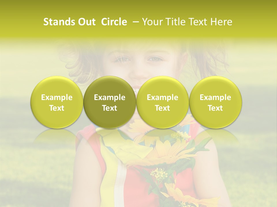 People Adorable Young PowerPoint Template