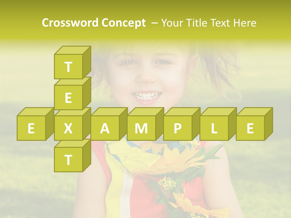 People Adorable Young PowerPoint Template