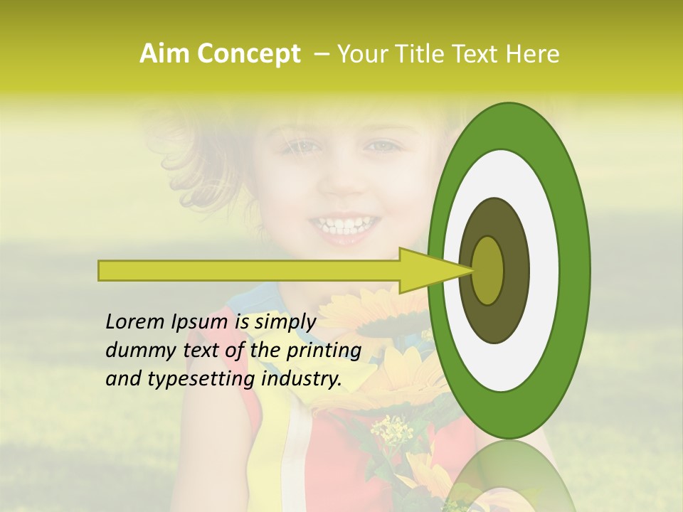 People Adorable Young PowerPoint Template