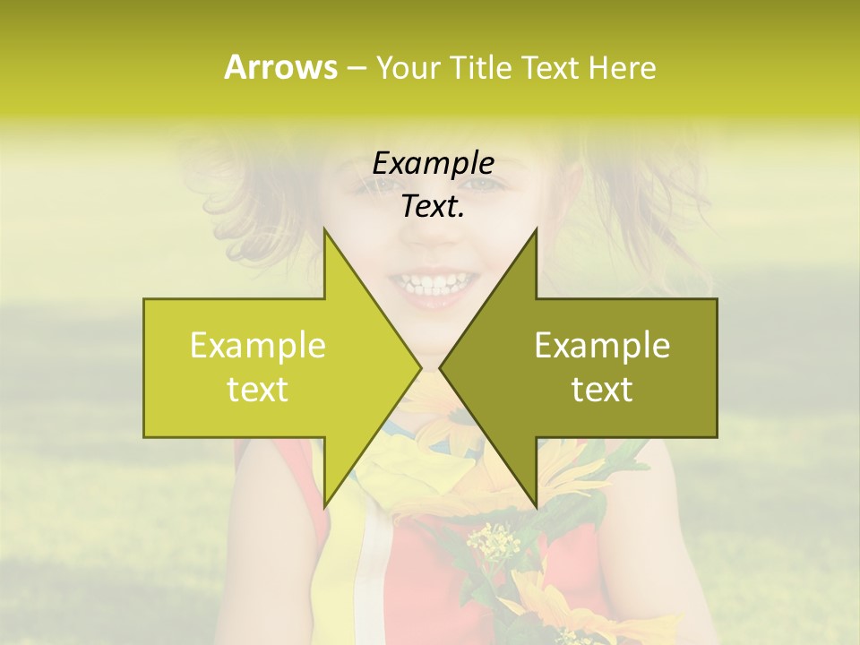 People Adorable Young PowerPoint Template