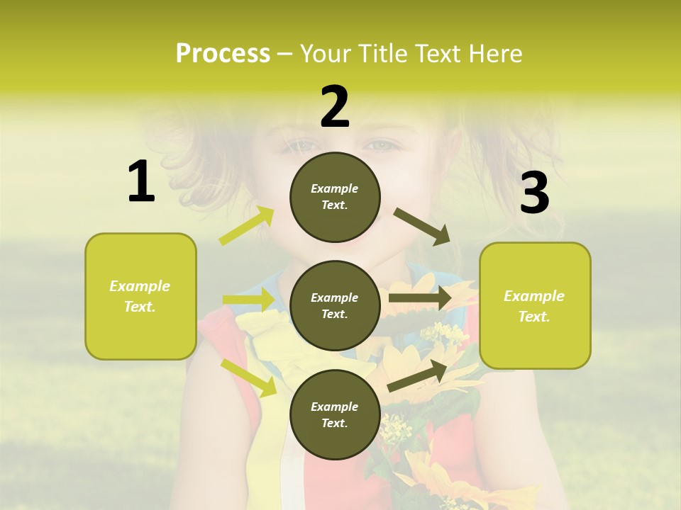 People Adorable Young PowerPoint Template
