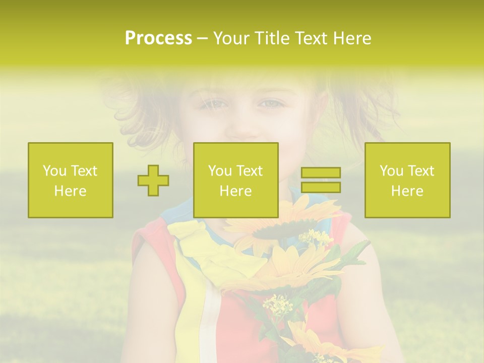 People Adorable Young PowerPoint Template