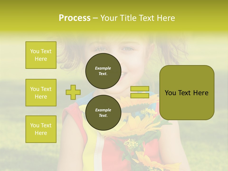 People Adorable Young PowerPoint Template
