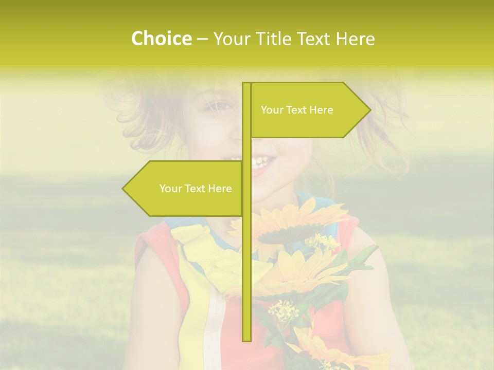 People Adorable Young PowerPoint Template