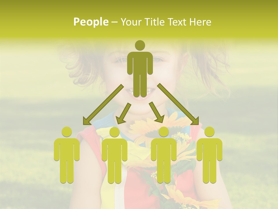 People Adorable Young PowerPoint Template