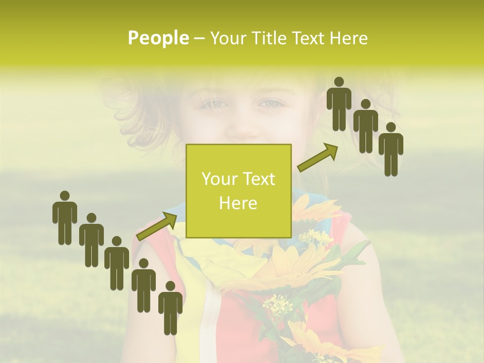 People Adorable Young PowerPoint Template