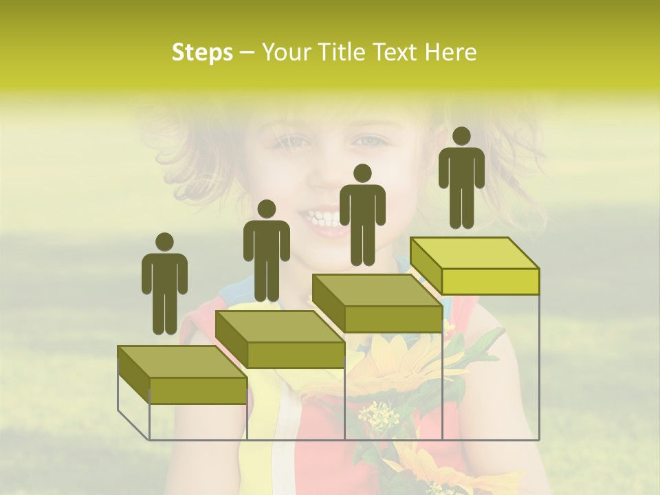 People Adorable Young PowerPoint Template