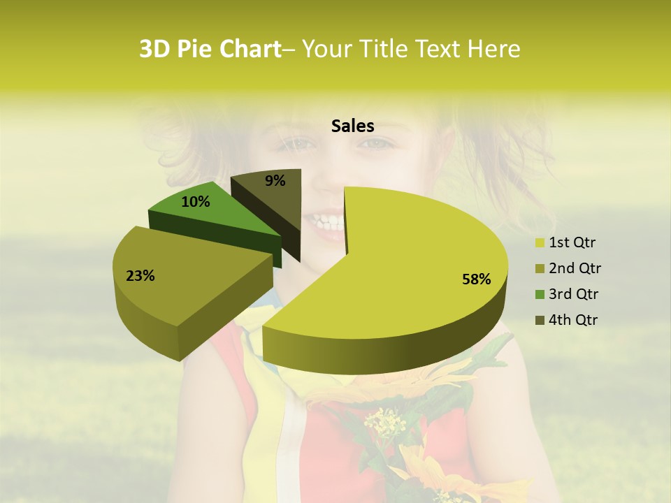People Adorable Young PowerPoint Template
