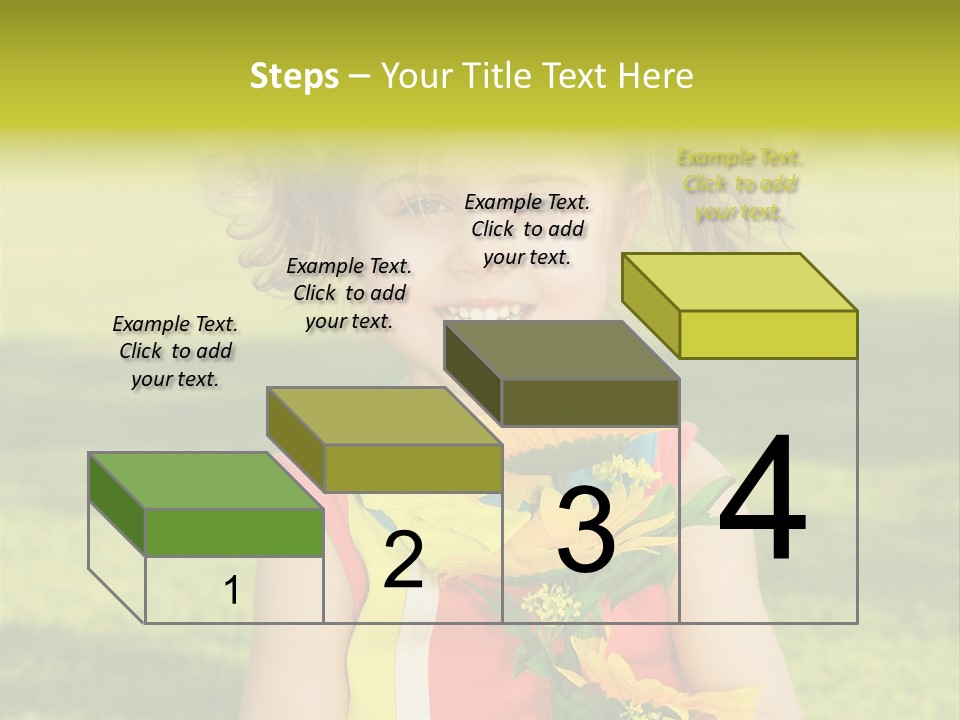 People Adorable Young PowerPoint Template