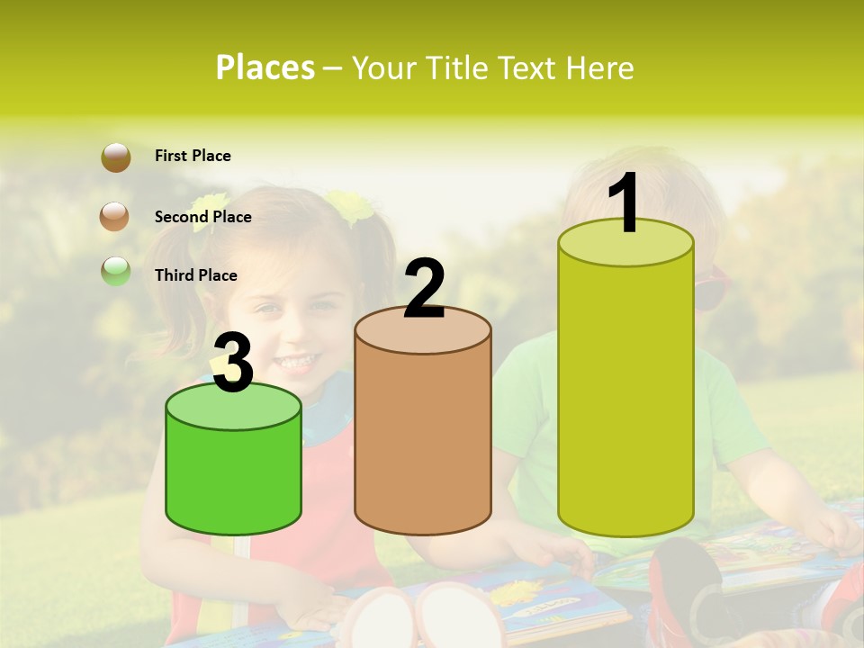 Child Outdoor Male PowerPoint Template