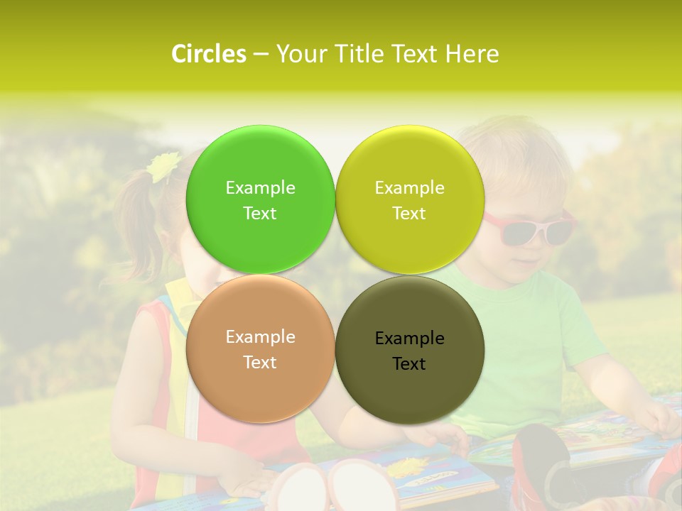 Child Outdoor Male PowerPoint Template