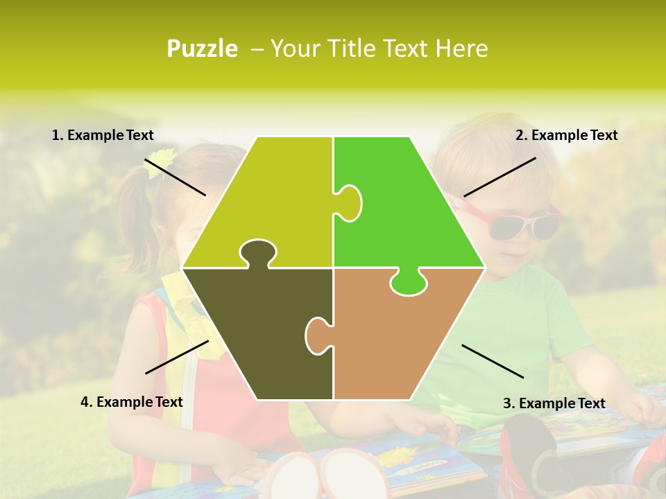 Child Outdoor Male PowerPoint Template