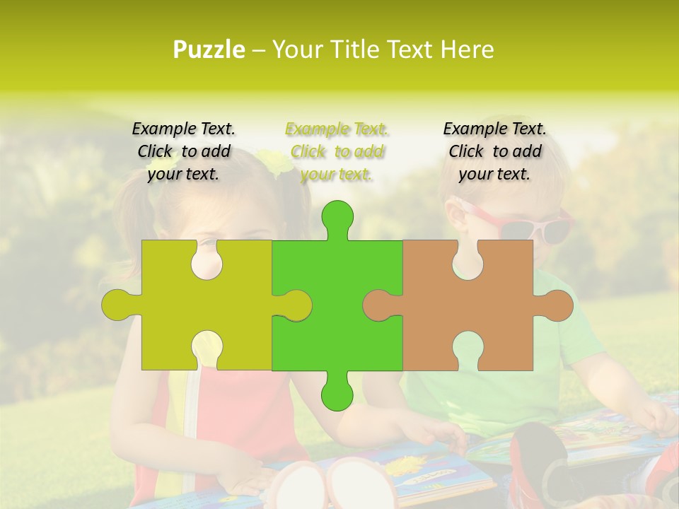 Child Outdoor Male PowerPoint Template