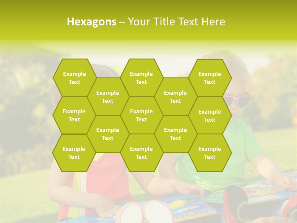 Child Outdoor Male PowerPoint Template