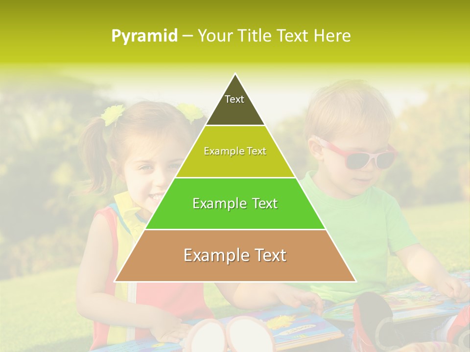 Child Outdoor Male PowerPoint Template