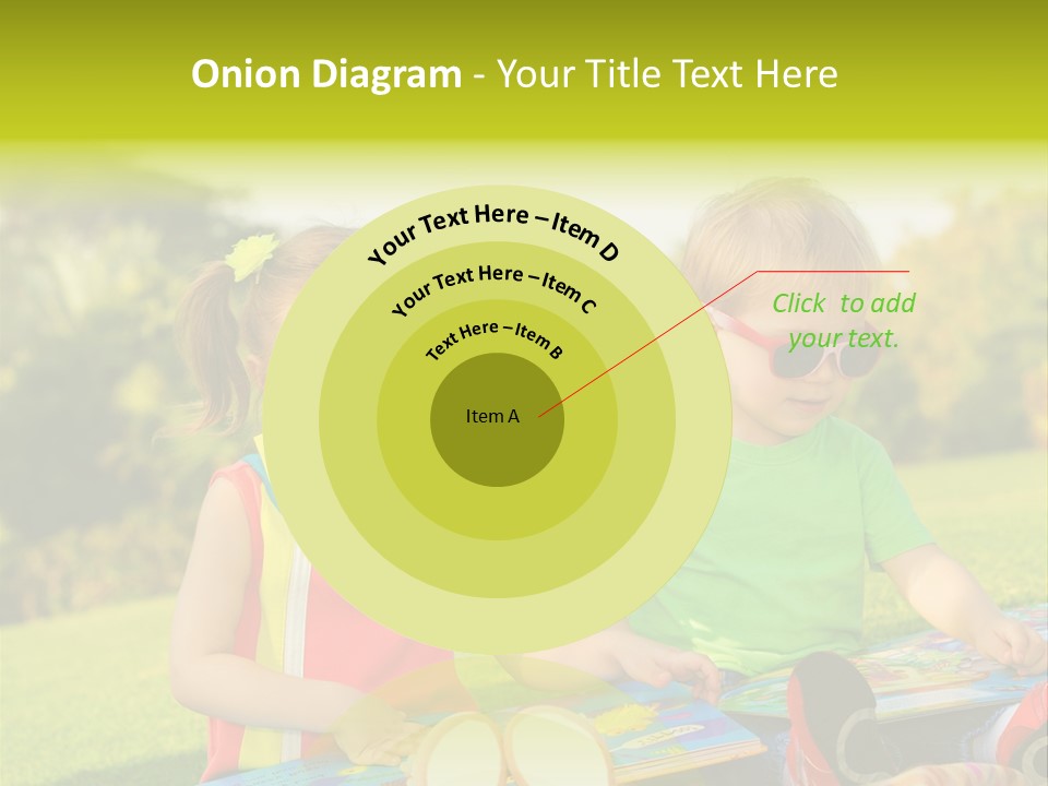 Child Outdoor Male PowerPoint Template