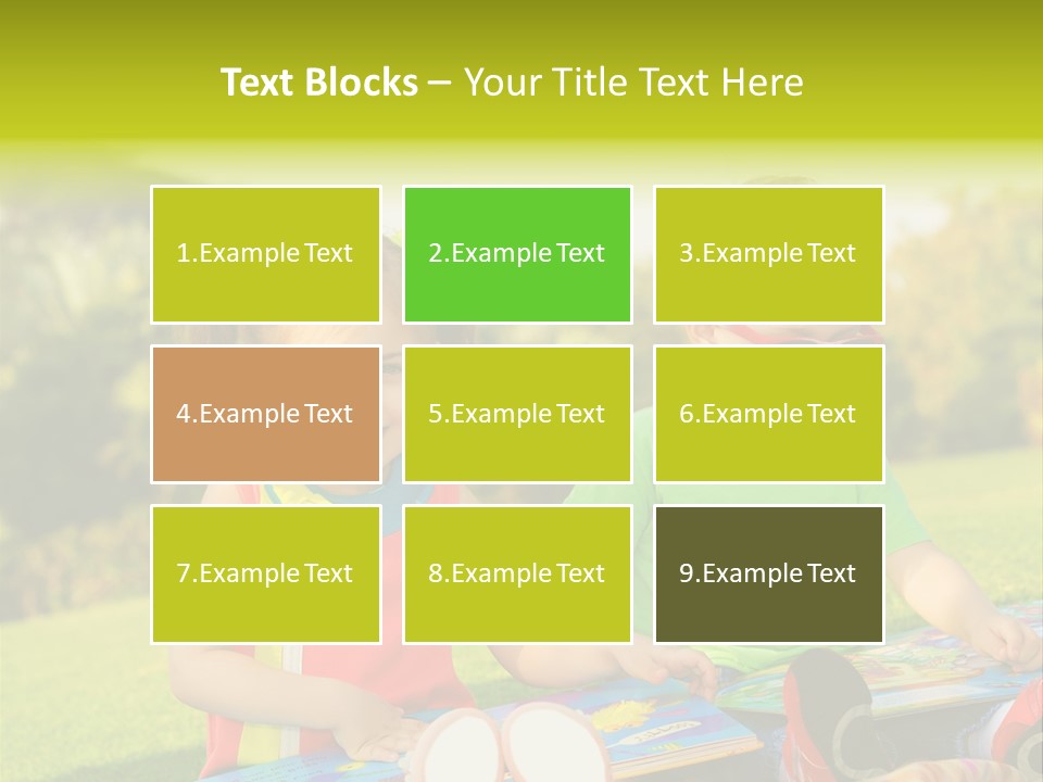 Child Outdoor Male PowerPoint Template