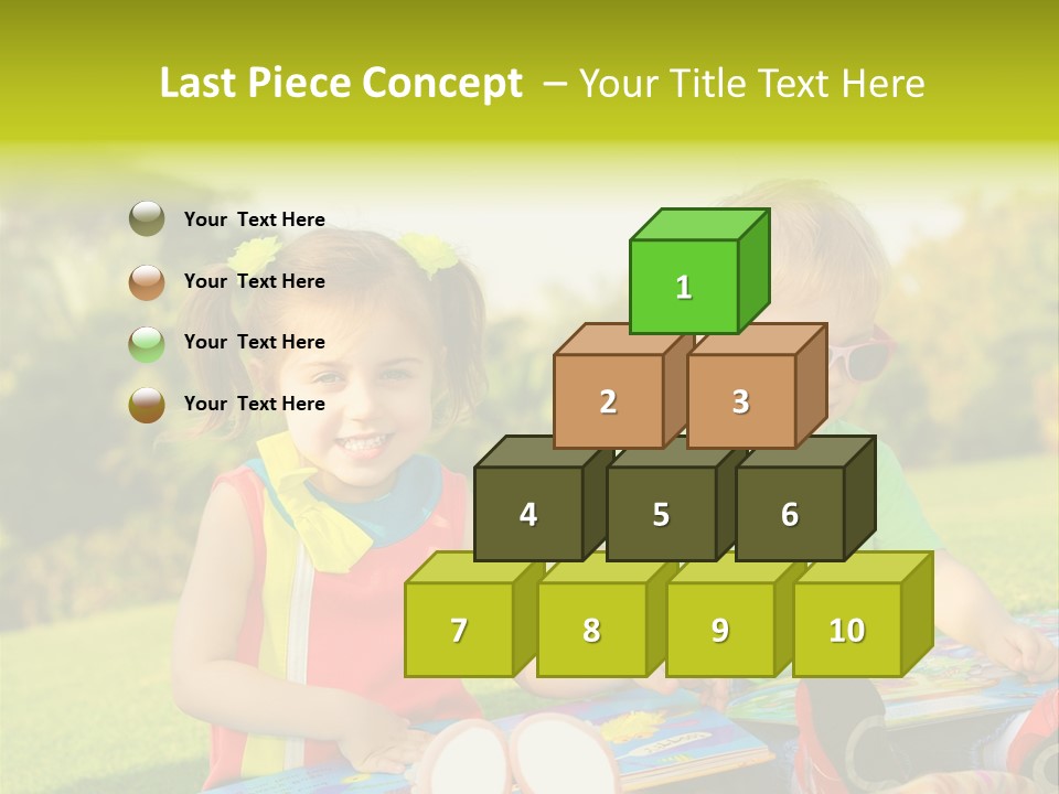 Child Outdoor Male PowerPoint Template