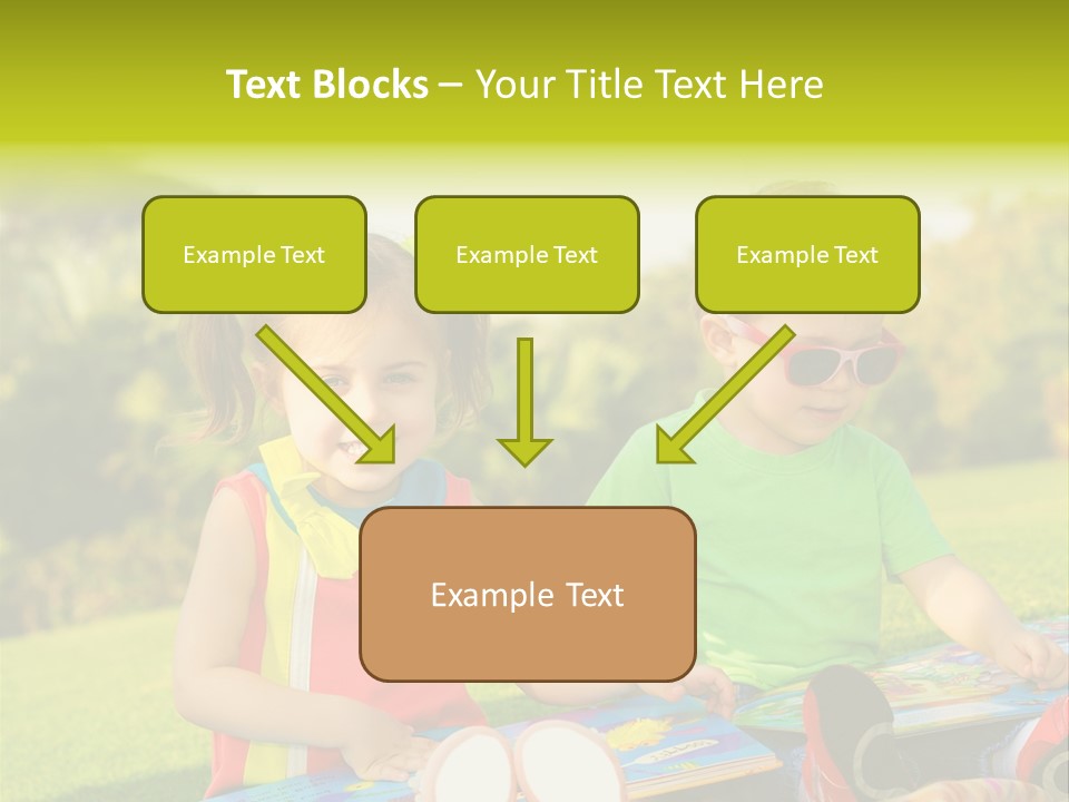 Child Outdoor Male PowerPoint Template