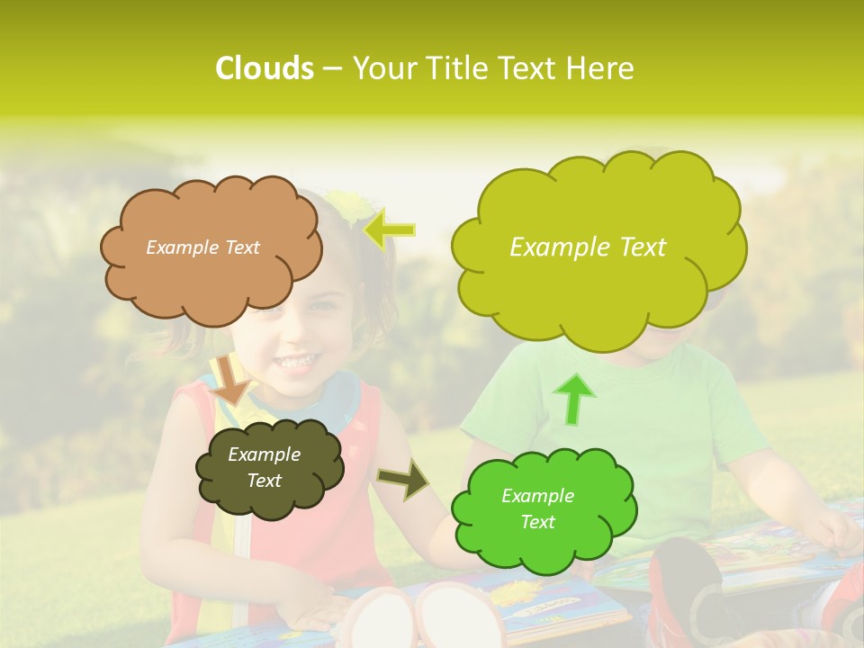 Child Outdoor Male PowerPoint Template