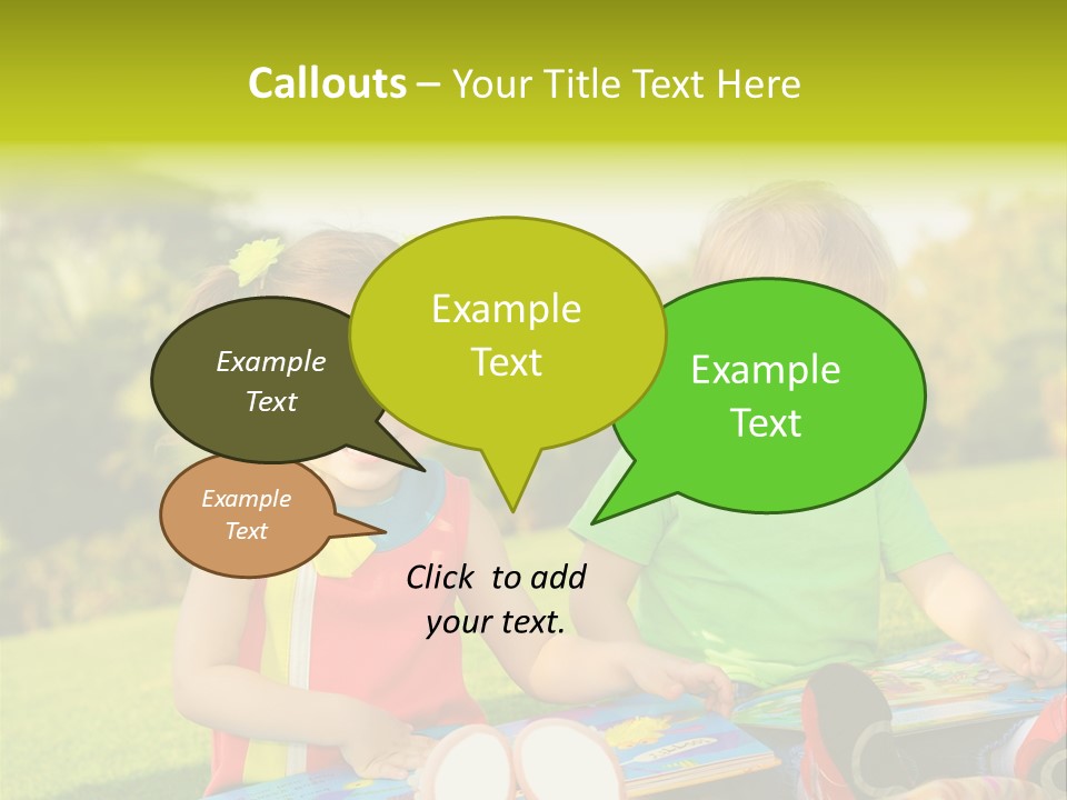 Child Outdoor Male PowerPoint Template