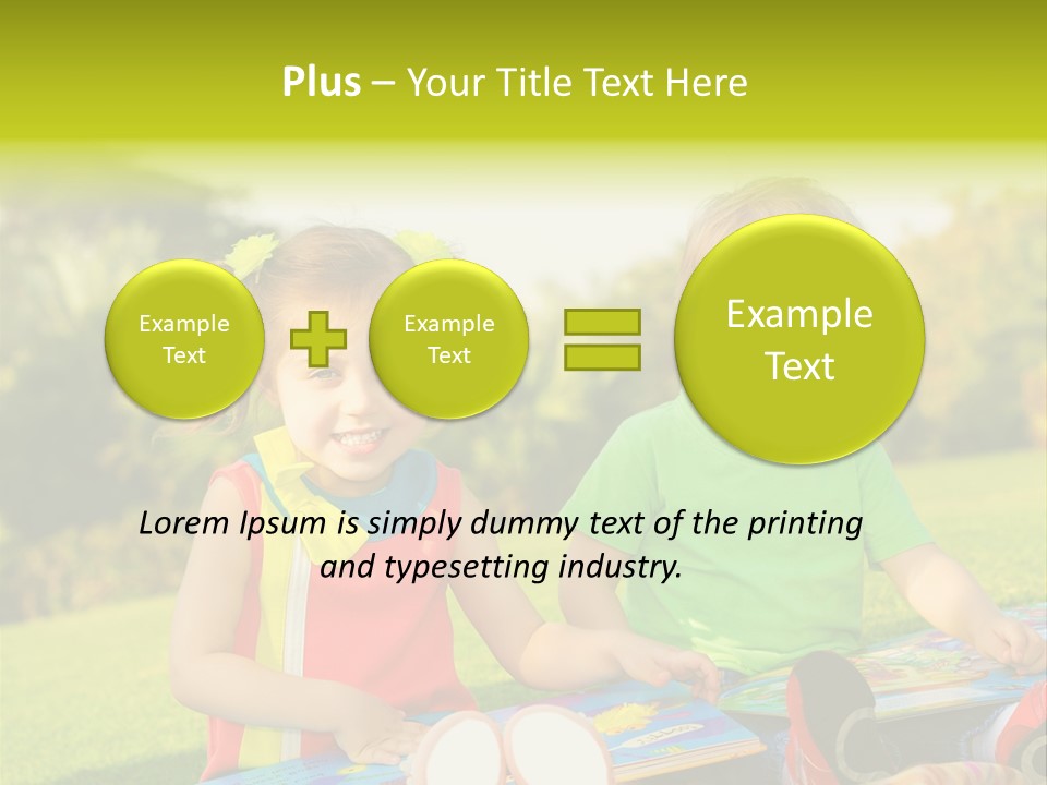 Child Outdoor Male PowerPoint Template