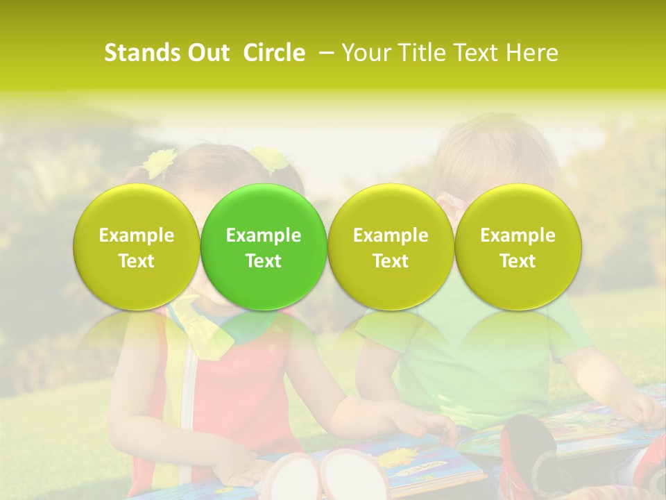 Child Outdoor Male PowerPoint Template