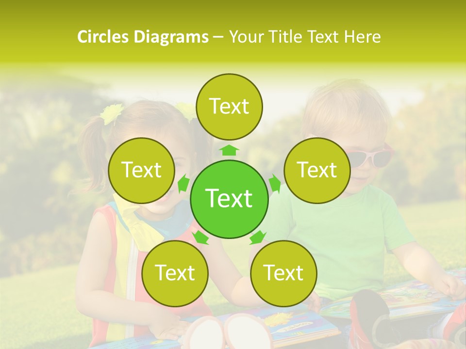 Child Outdoor Male PowerPoint Template