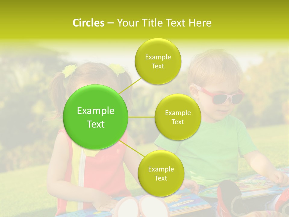 Child Outdoor Male PowerPoint Template