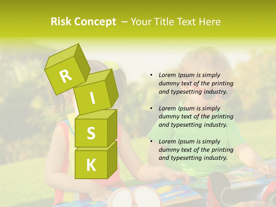 Child Outdoor Male PowerPoint Template