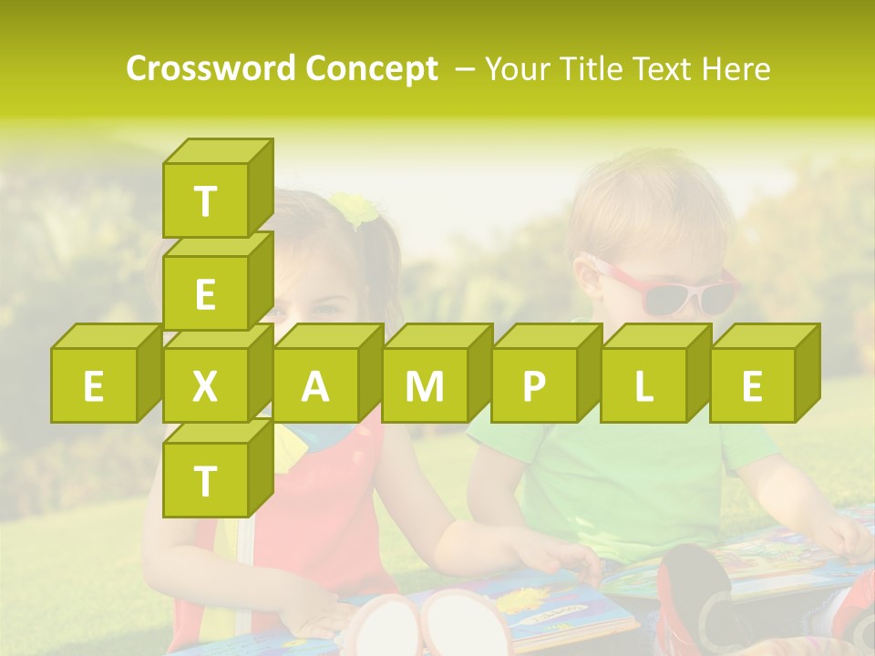 Child Outdoor Male PowerPoint Template