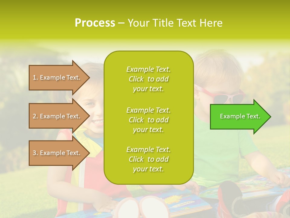 Child Outdoor Male PowerPoint Template