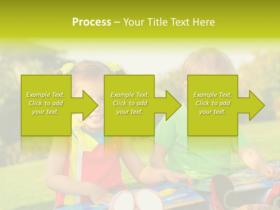 Child Outdoor Male PowerPoint Template