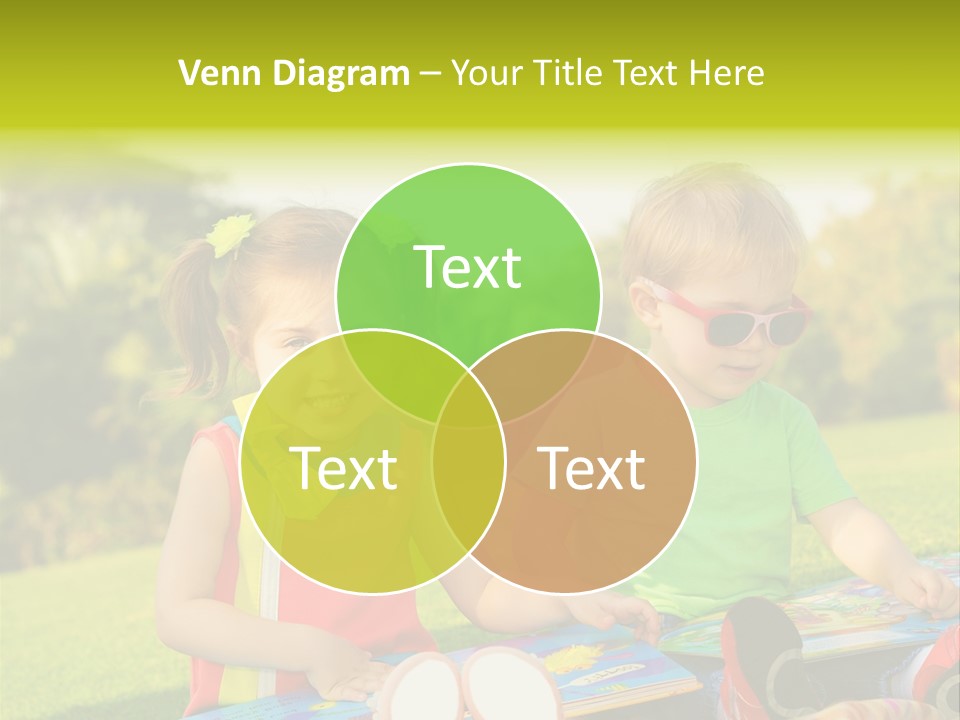 Child Outdoor Male PowerPoint Template