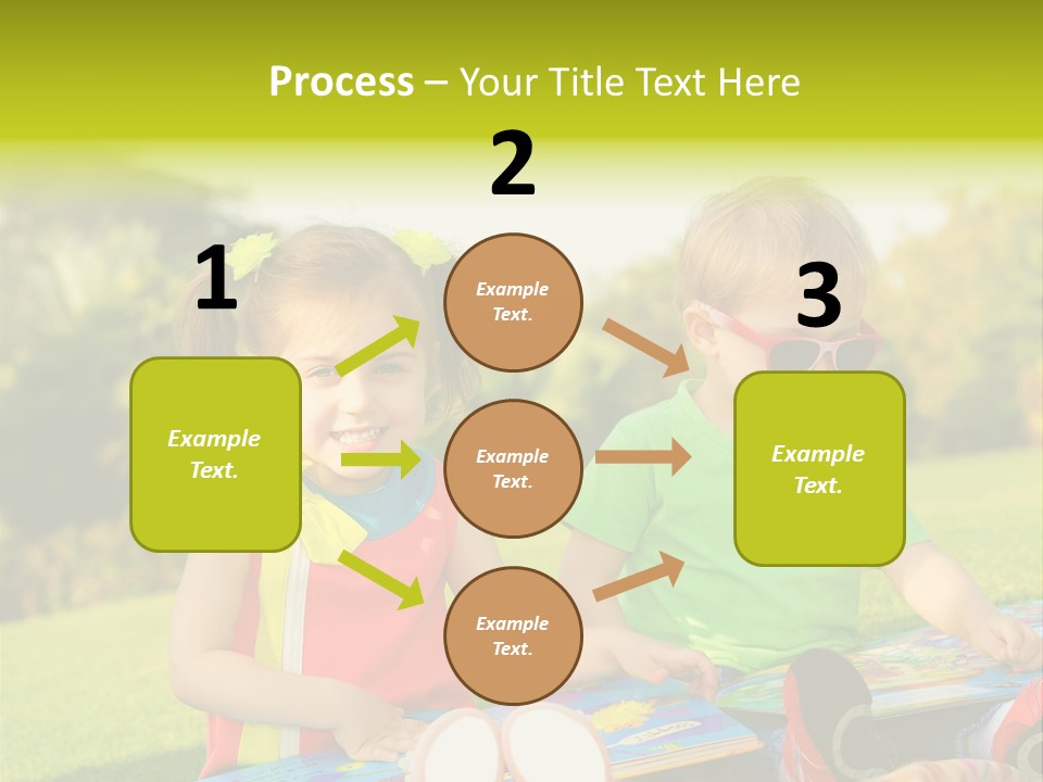 Child Outdoor Male PowerPoint Template