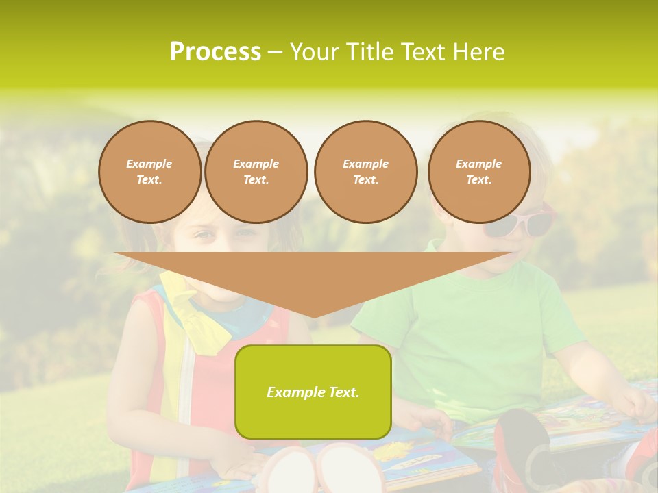 Child Outdoor Male PowerPoint Template