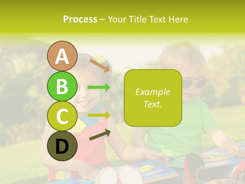 Child Outdoor Male PowerPoint Template