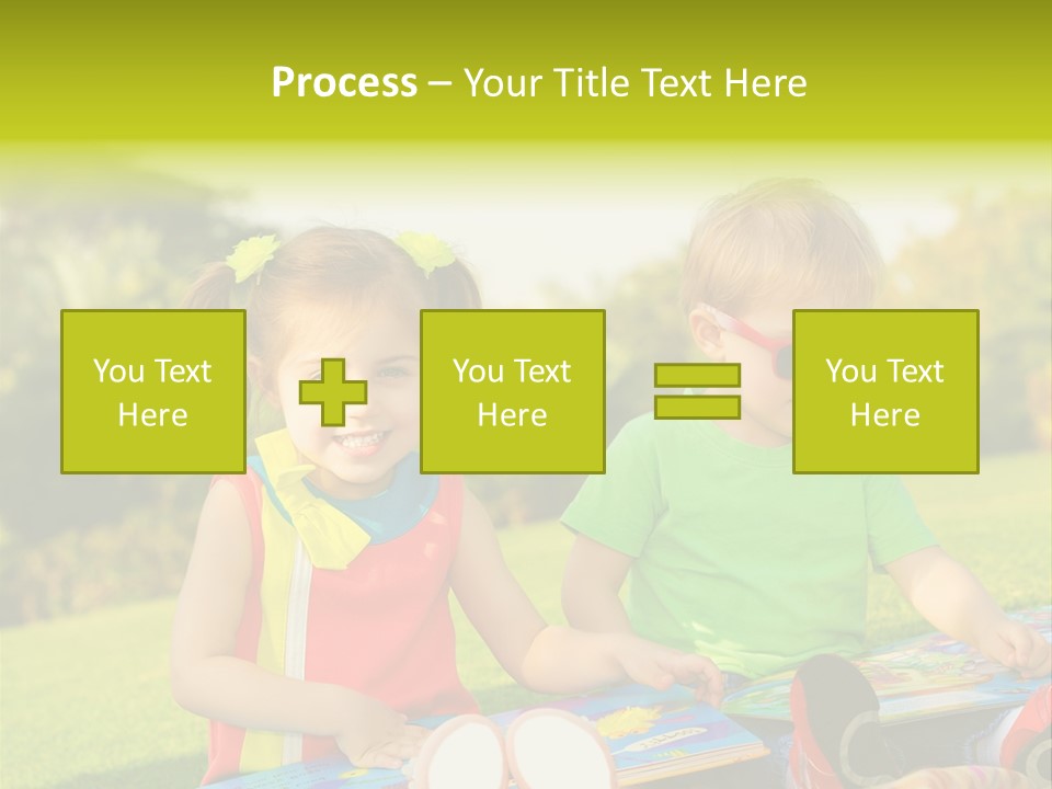 Child Outdoor Male PowerPoint Template