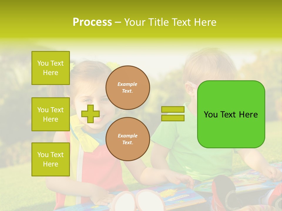 Child Outdoor Male PowerPoint Template