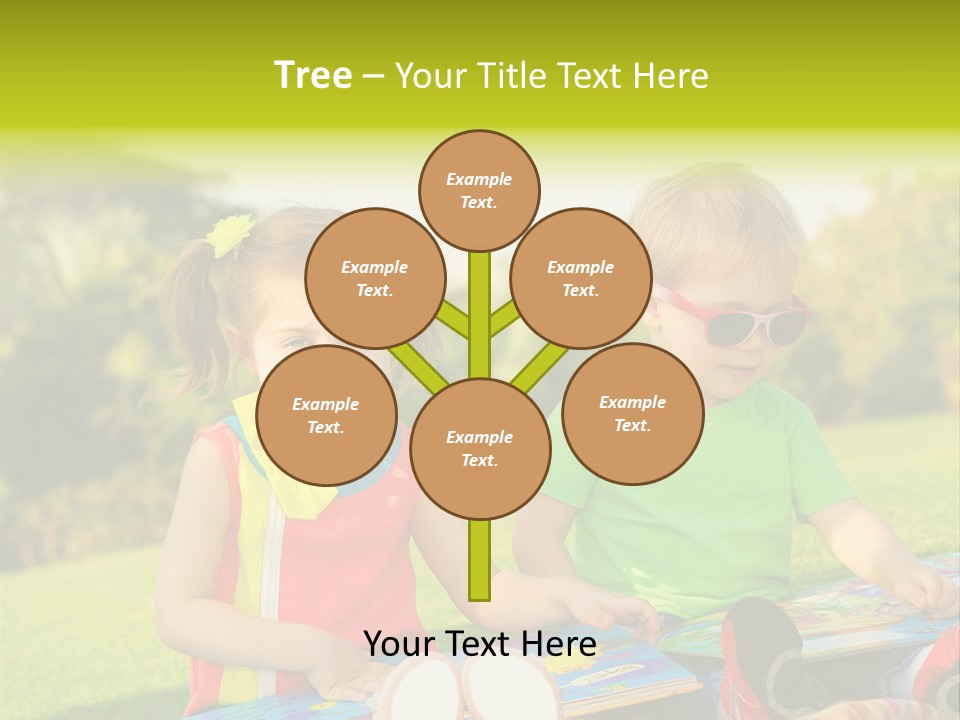 Child Outdoor Male PowerPoint Template