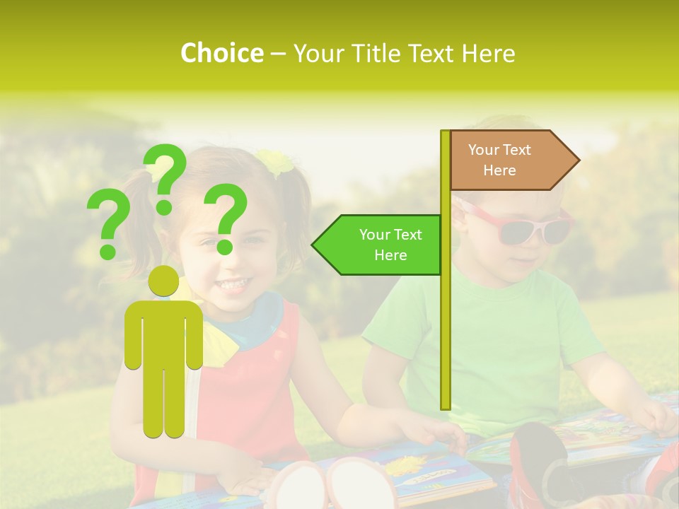 Child Outdoor Male PowerPoint Template