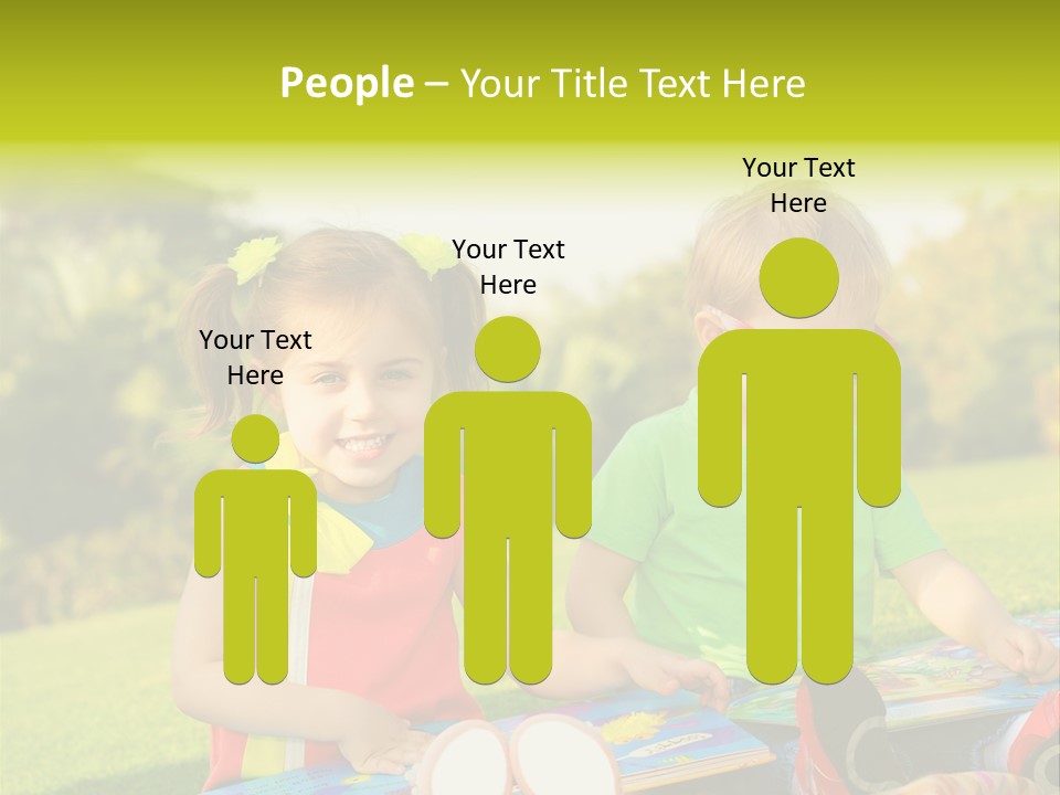 Child Outdoor Male PowerPoint Template