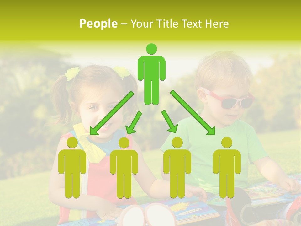 Child Outdoor Male PowerPoint Template