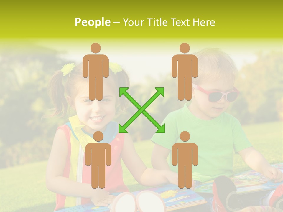 Child Outdoor Male PowerPoint Template