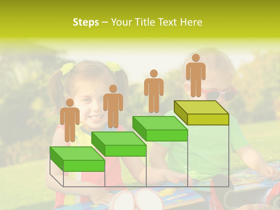 Child Outdoor Male PowerPoint Template